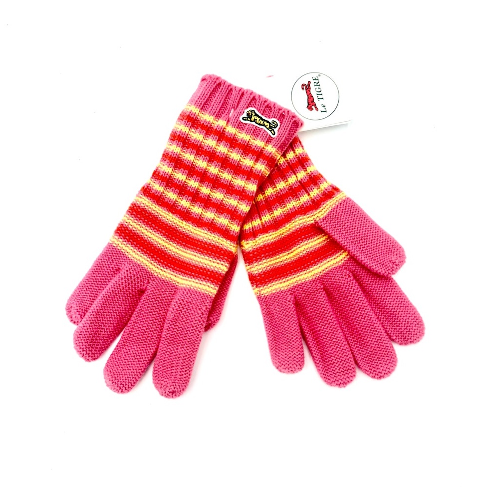 Le Tigre
Vibrant Pink and Yellow Gloves Size O/S NWT